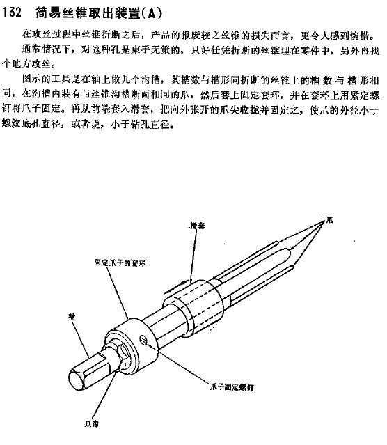 断丝锥的7种取出方法，你还有其他更好的方法吗