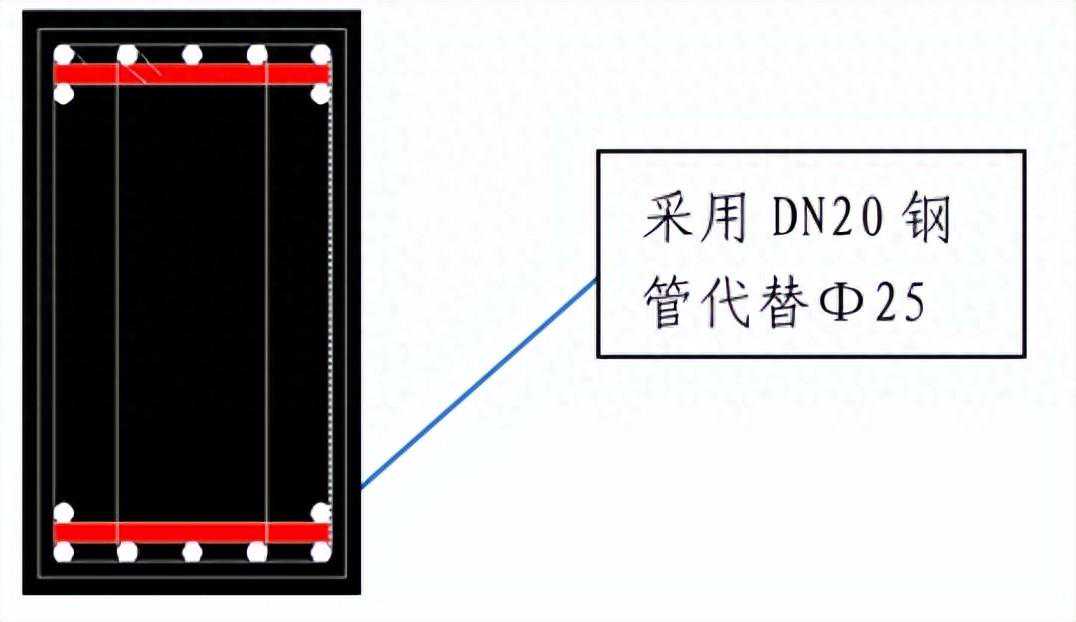 通过优化梁二排筋垫铁做法降低钢筋用量